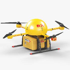 3D Delivery Drone model